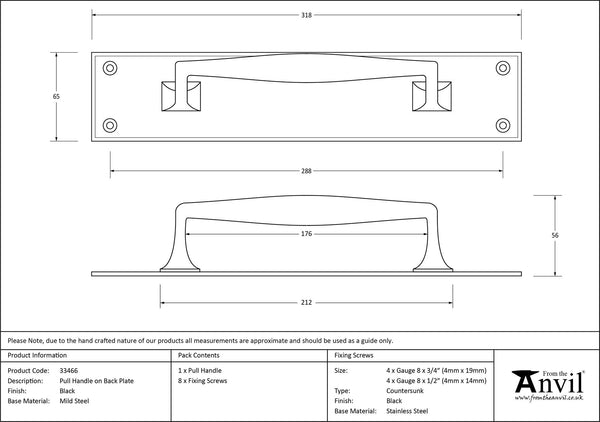 Pull Handle on Backplate by From The Anvil