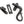 From The Anvil's Black Locking Shepherds Crook Fastener