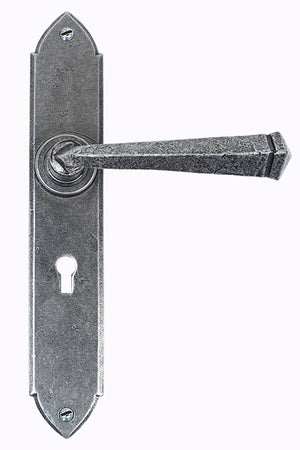 From The Anvil, Gothic Lever Lock Set, Door Handles, Lever Lock