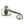 Monkeytail Lever on Rose Set (Diamond) by From The Anvil