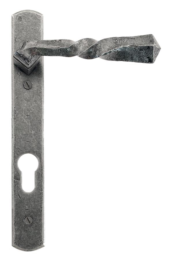 From The Anvil, Narrow Lever Espag. Lock Set, Door Handles, Espagnolette