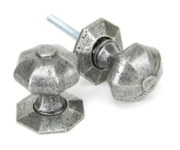 Octagonal Mortice/Rim Knob Set by From The Anvil