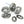From The Anvil's Pewter Patina Octagonal Mortice/Rim Knob Set