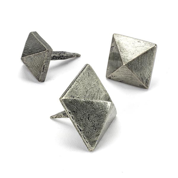 Pewter Pyramid Door Stud - Small