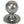 Pewter Round Mortice/Rim Knob Set