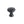 From The Anvil's Black Hammered Cabinet Knob