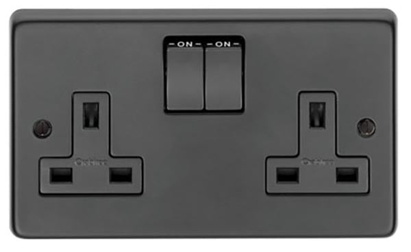 From The Anvil, MB Double 13 Amp Switched Socket, Electrical Switches & Sockets, Electrical Switches & Sockets