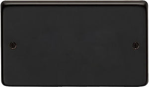 From The Anvil's Matt Black Double Blank Plate