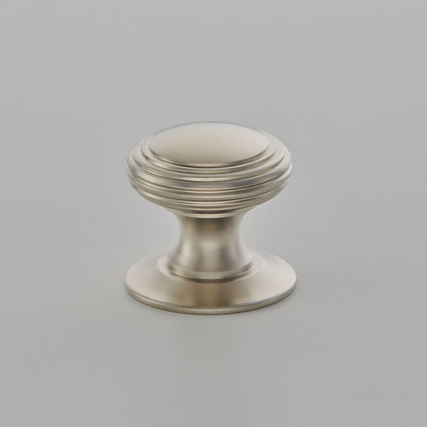Croft - Reeded Cushion Cabinet Knob 4105 by Croft Ironmongery