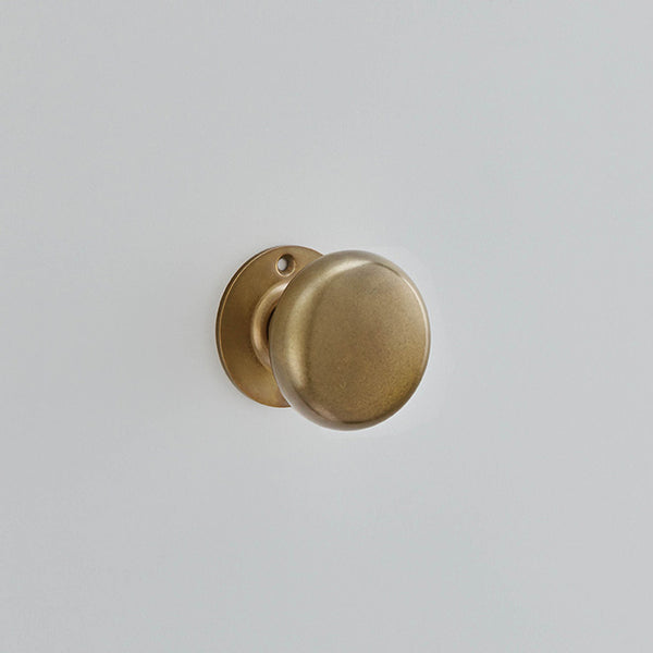 Croft Ironmongery, Plain Rim Knob Furniture-4161R, Door Knobs, Rim Knobs Sets