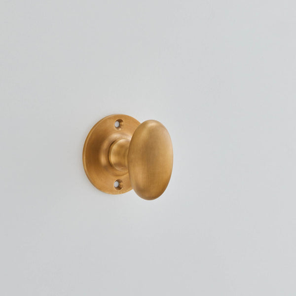 Croft - Small Oval Rim Knob Furniture 4165R by Croft Ironmongery