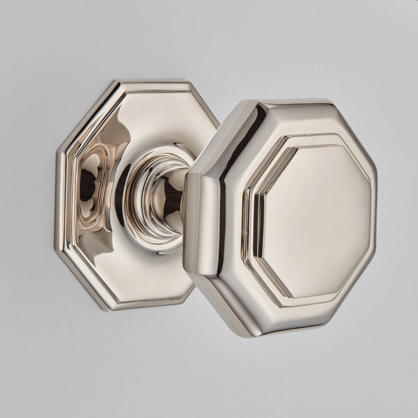Croft - Flat Octagonal Centre Door Knob 4185B by Croft Ironmongery