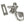 From The Anvil's Pewter Patina Shropshire Fastener