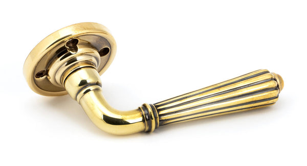 Hinton Lever on Rose Set (Sprung) by From The Anvil