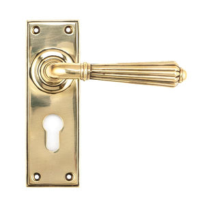 From The Anvil, Hinton Lever Euro Lock Set, Door Handles, Lever Euro