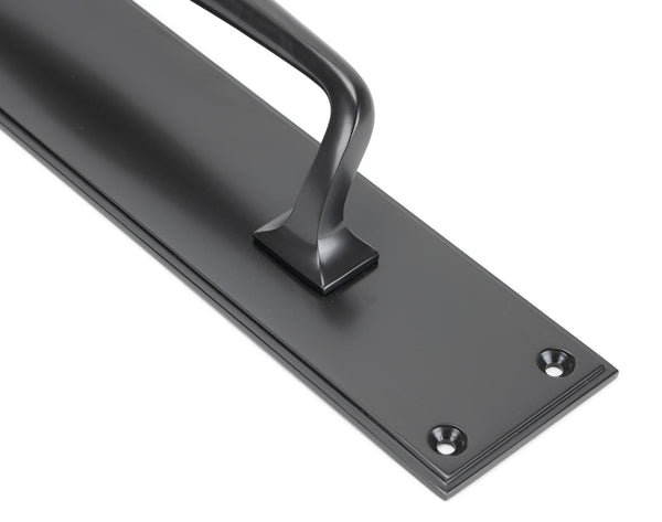 Art Deco Pull Handle on Backplate