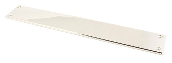 Polished Nickel 425mm Art Deco Fingerplate