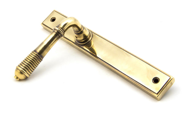 Reeded Slimline Lever Espag. Latch Set