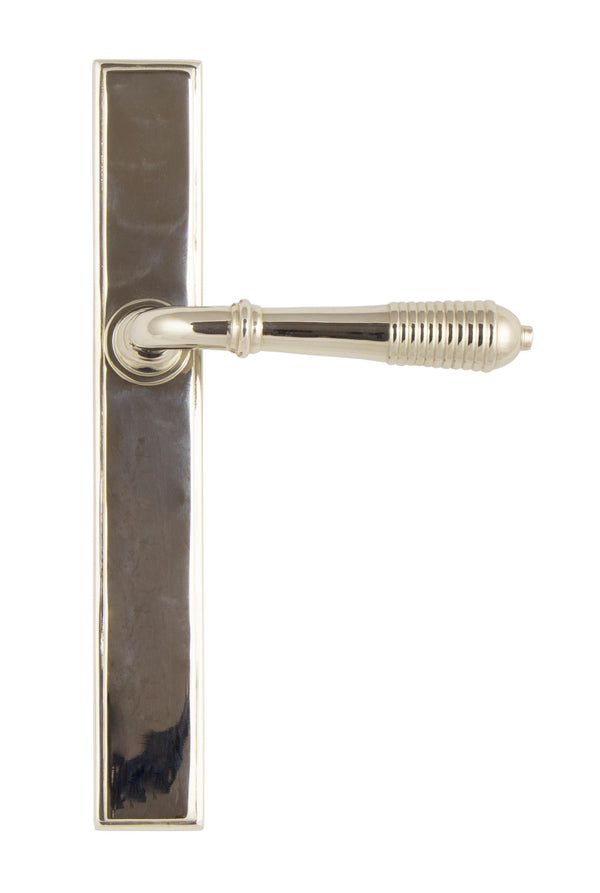 Reeded Slimline Lever Espag. Latch Set