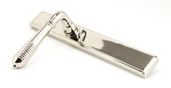 Reeded Slimline Lever Espag. Latch Set