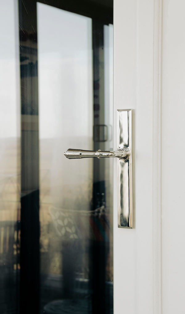 Reeded Slimline Lever Espag. Latch Set