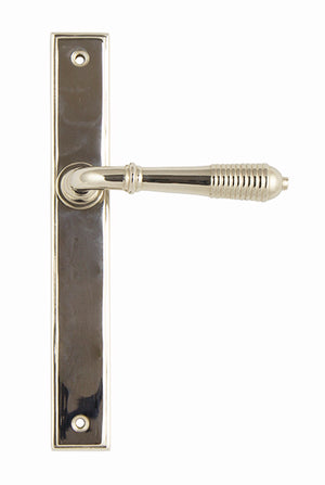 From The Anvil, Reeded Slimline Lever Espag. Latch Set, Door Handles, Espagnolette