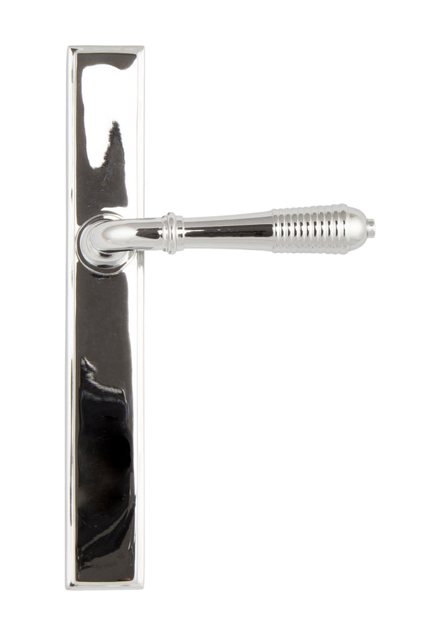 Reeded Slimline Lever Espag. Latch Set