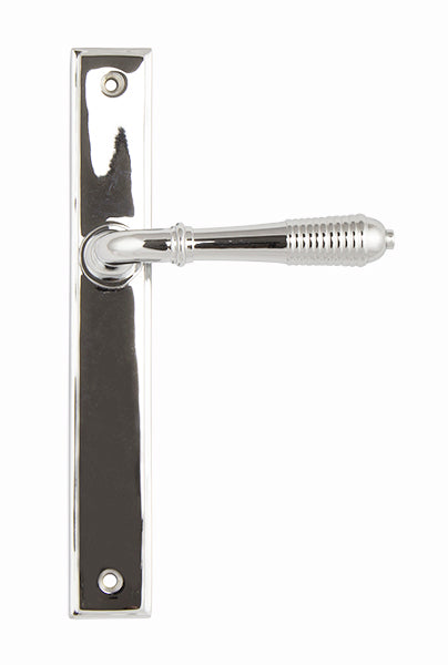 From The Anvil, Reeded Slimline Lever Espag. Latch Set, Door Handles, Espagnolette