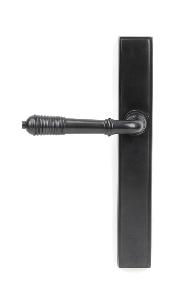 Reeded Slimline Lever Espag. Latch Set