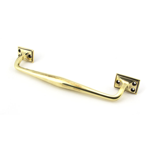 Aged Brass 300mm Art Deco Pull Handle