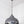 Hammered Nickel Harborne Pendant by From The Anvil