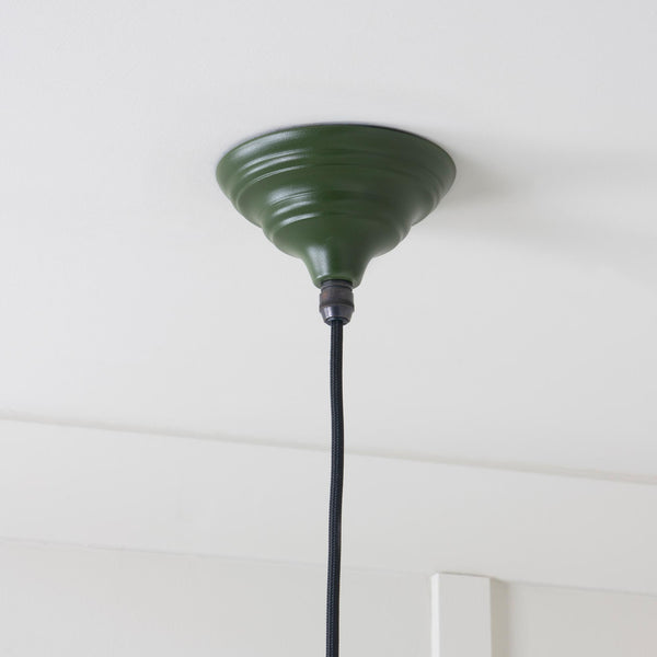 Hammered Nickel Harborne Pendant by From The Anvil