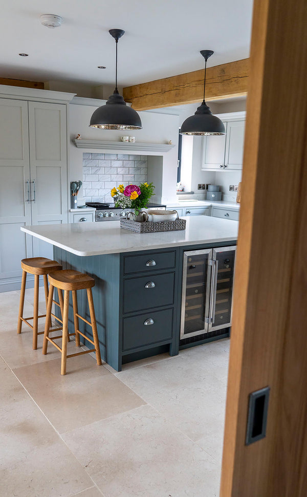 Hammered Nickel Harborne Pendant by From The Anvil
