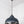 Hammered Nickel Harborne Pendant by From The Anvil