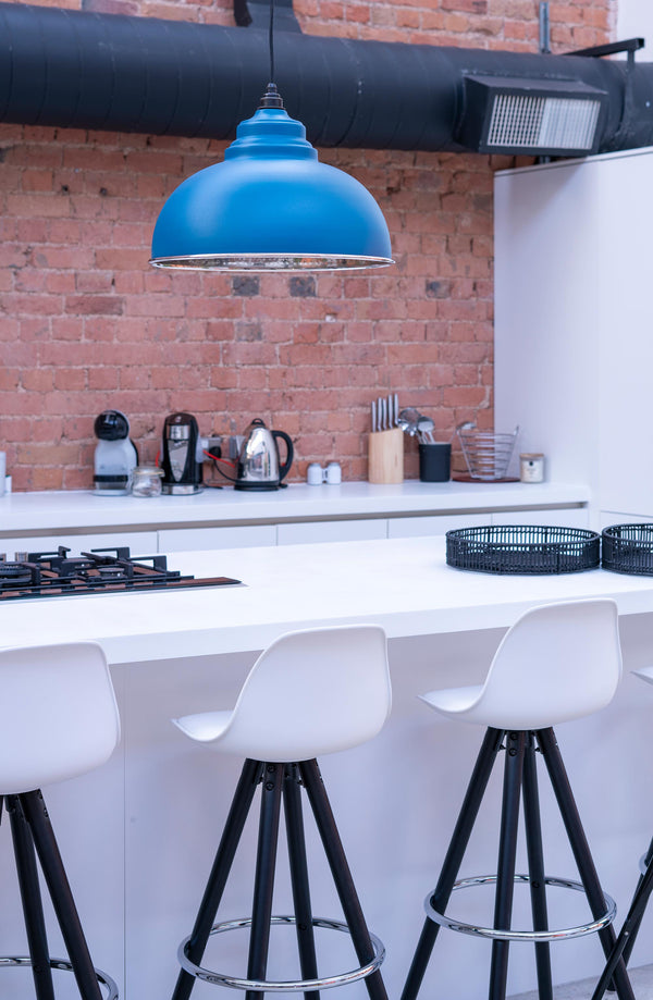Hammered Nickel Harborne Pendant by From The Anvil