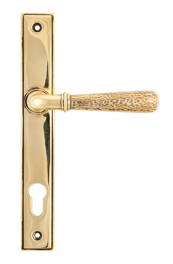 From The Anvil, Hammered Newbury Slimline Espag. Lock Set, Window Hardware, Espagnolette