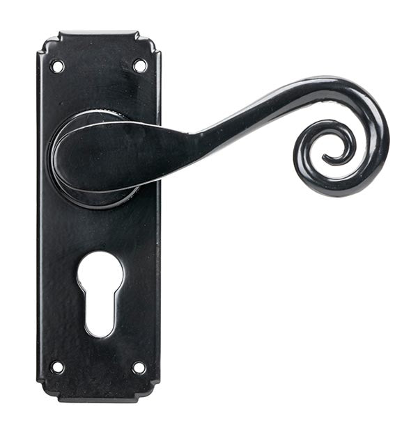 From The Anvil, Monkeytail Lever Euro Lock Set, Door Handles, Lever Euro