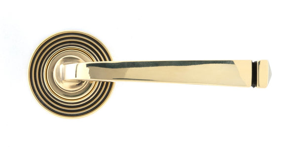 Avon Round Lever on Rose Set (Sprung) by From The Anvil