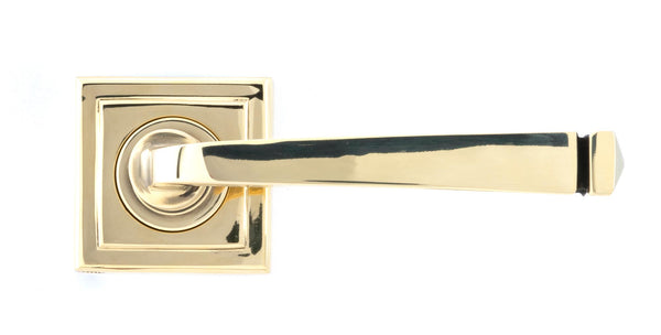 Avon Round Lever on Rose Set (Sprung) by From The Anvil