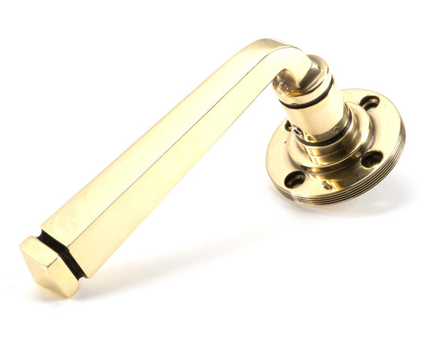 Avon Round Lever on Rose Set (Sprung) by From The Anvil