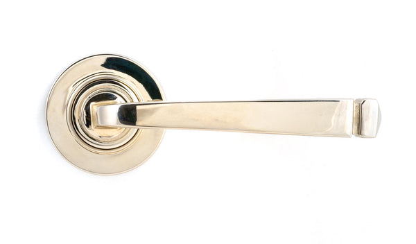 Avon Round Lever on Rose Set (Sprung) by From The Anvil