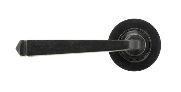 Avon Round Lever on Rose Set (Sprung) by From The Anvil