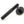 From The Anvil's Black Brompton Lever on Rose Set (Sprung)
