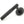 From The Anvil's Matt Black Brompton Lever on Rose Set (Sprung)