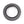 Black Round Escutcheon (Plain)