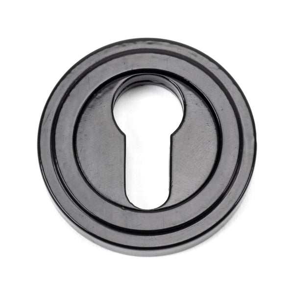 From The Anvil's Black Round Euro Escutcheon