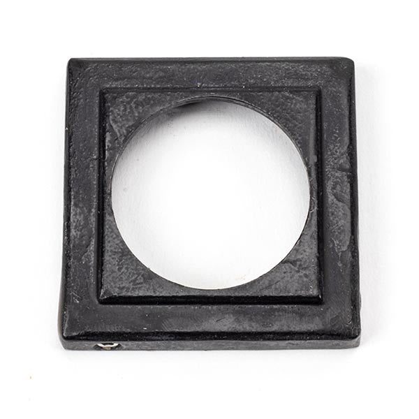 External Beeswax Round Euro Escutcheon (Square)