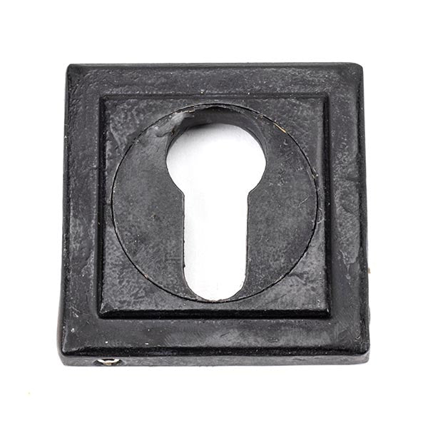 External Beeswax Round Euro Escutcheon (Square)