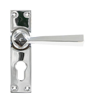 From The Anvil, Straight Lever Euro Lock Set, Door Handles, Lever Euro