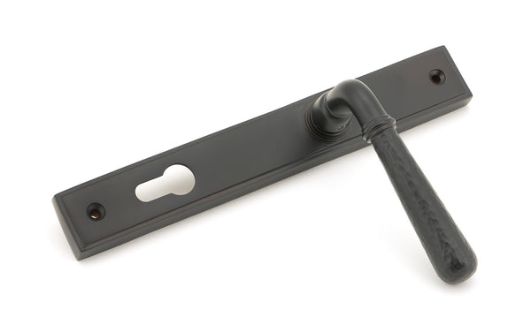 Hammered Newbury Slimline Espag. Lock Set